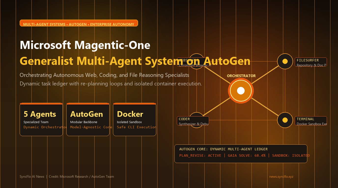 Autonomous multi-agent command hub with interconnected workflow nodes glowing in warm amber, copper, and radiant orange data streams